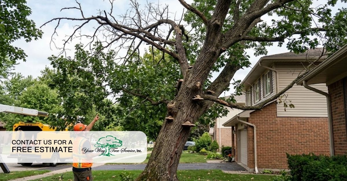 signs a tree may need professional evaluation