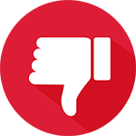 red thumbs up new