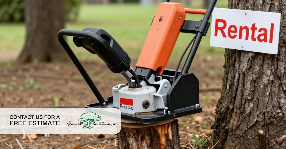 grinder rental for trees